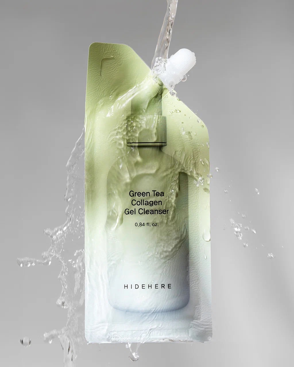 Hidehere Green tea collagen gel cleanser - Detergente viso 25ml
