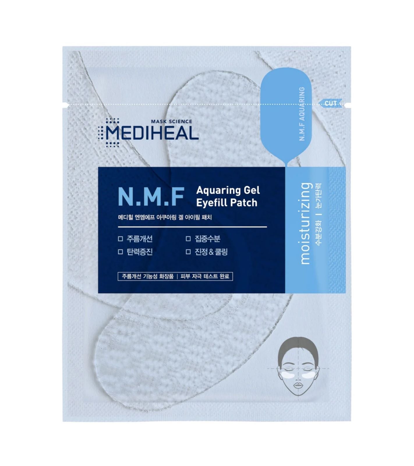 Mediheal N.M.F. Aquaring Gel Eye Fill Patch - Patch occhi anti occhiaie 3g